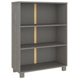 Wooden Bookcase With 3 Shelves - Hamar