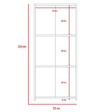 Wooden Bookcase With 3 Shelves Low - Dallas