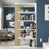 Wooden Bookcase With 5 Shelves - Adel