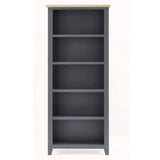 Wooden Bookcase With 5 Shelves - Bordeaux