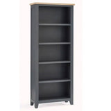 Wooden Bookcase With 5 Shelves - Bordeaux