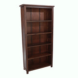 Wooden Bookcase With 5 Shelves - Boston