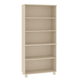 Wooden Bookcase With 5 Shelves - Hamar