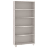 Wooden Bookcase With 5 Shelves - Hamar