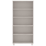 Wooden Bookcase With 5 Shelves - Hamar