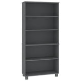 Wooden Bookcase With 5 Shelves - Hamar