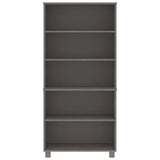 Wooden Bookcase With 5 Shelves - Hamar