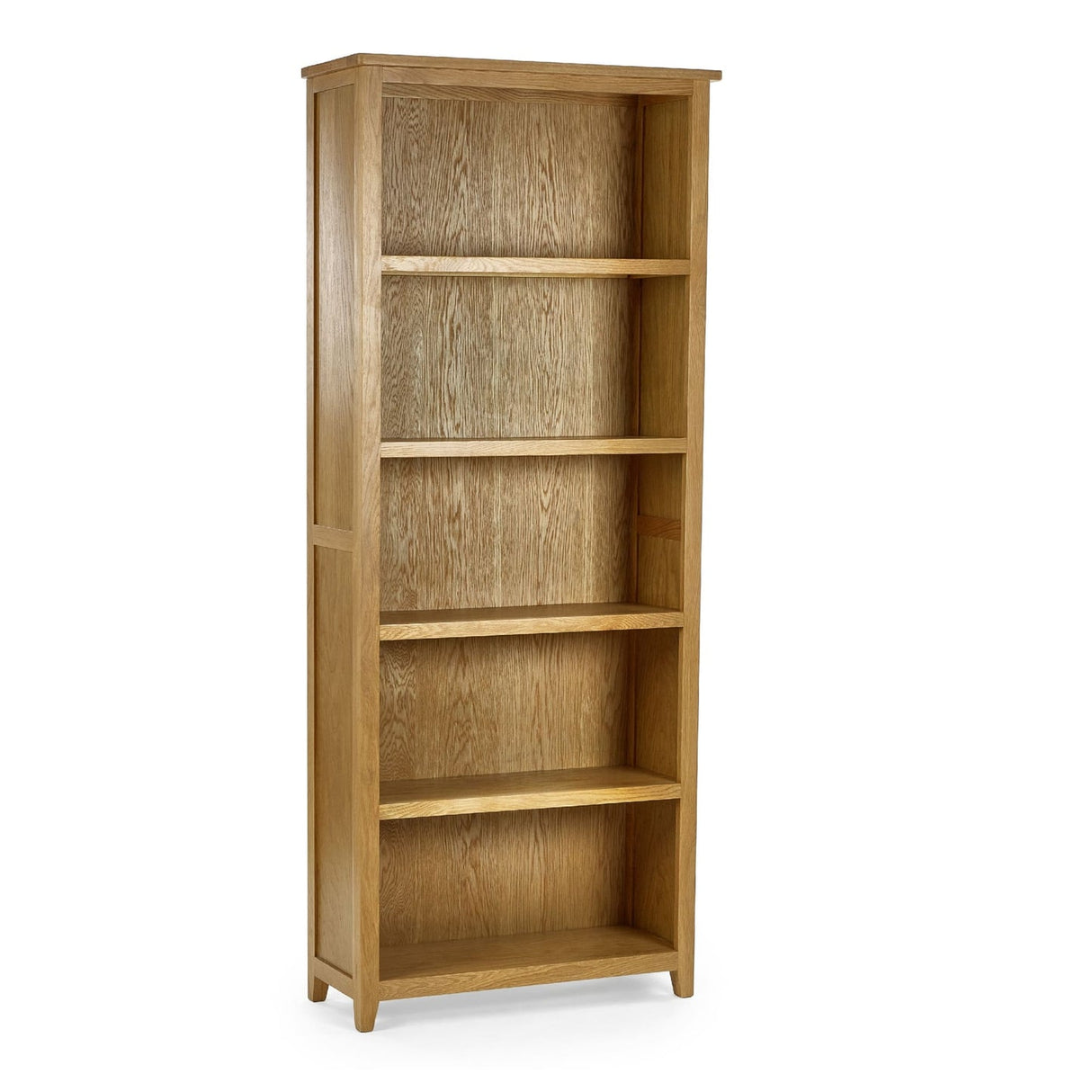Wooden Bookcase With 5 Shelves - Mallory
