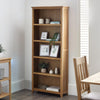 Wooden Bookcase With 5 Shelves - Mallory