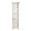 Wooden Bookcase With 5 Shelves Narrow - Corona