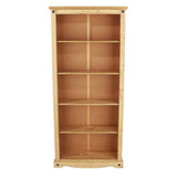 Wooden Bookcase With 5 Shelves Tall - Corona