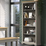 Wooden Bookcase With 5 Shelves Tall - Corona