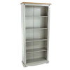 Wooden Bookcase With 5 Shelves Tall - Corona