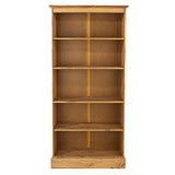 Wooden Bookcase With 5 Shelves Tall - Cotswold