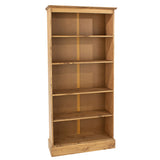 Wooden Bookcase With 5 Shelves Tall - Cotswold