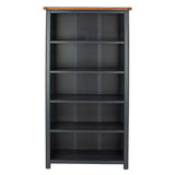 Wooden Bookcase With 5 Shelves Tall - Dunkeld