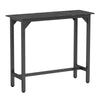 Wooden Breakfast Dining Bar Table Rectangular for 2 People in Wood Effect - Velmora