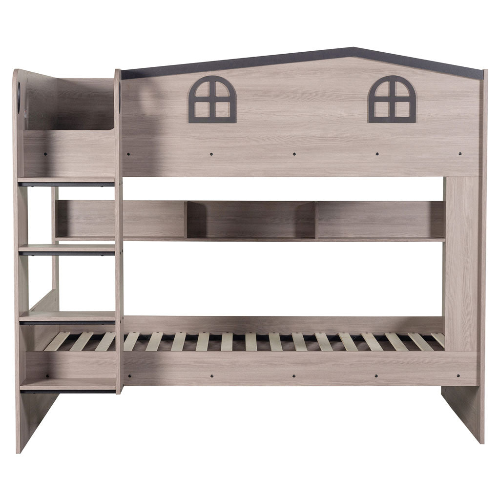 Wooden Bunk Bed Small Double - Hector
