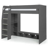 Wooden Bunk Bed With Gaming Desk - Nebula