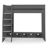 Wooden Bunk Bed With Gaming Desk - Nebula