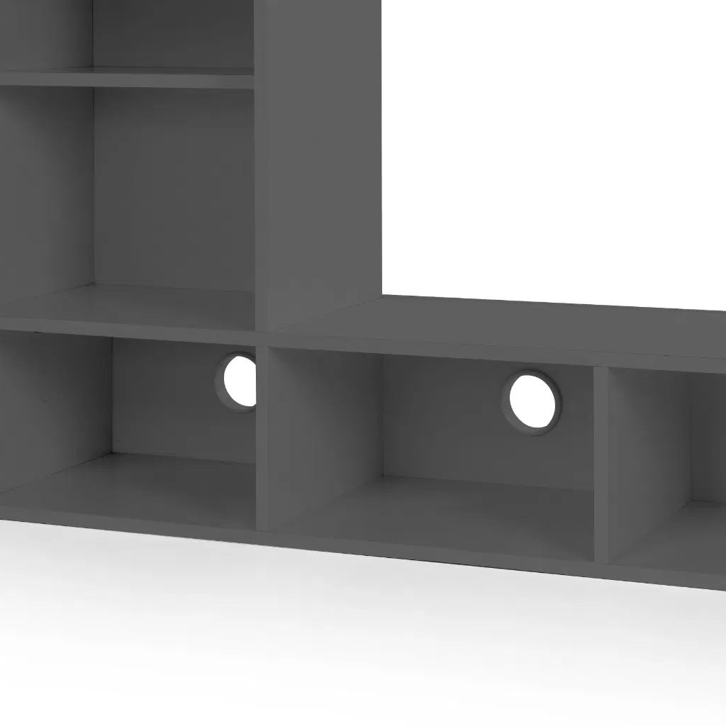 Wooden Bunk Bed With Gaming Desk - Nebula