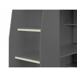 Wooden Bunk Bed With Gaming Desk - Nebula