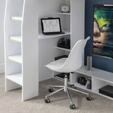 Wooden Bunk Bed With Gaming Desk - Nebula