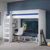 Wooden Bunk Bed With Gaming Desk - Nebula