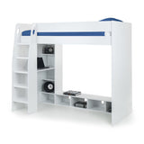 Wooden Bunk Bed With Gaming Desk - Nebula