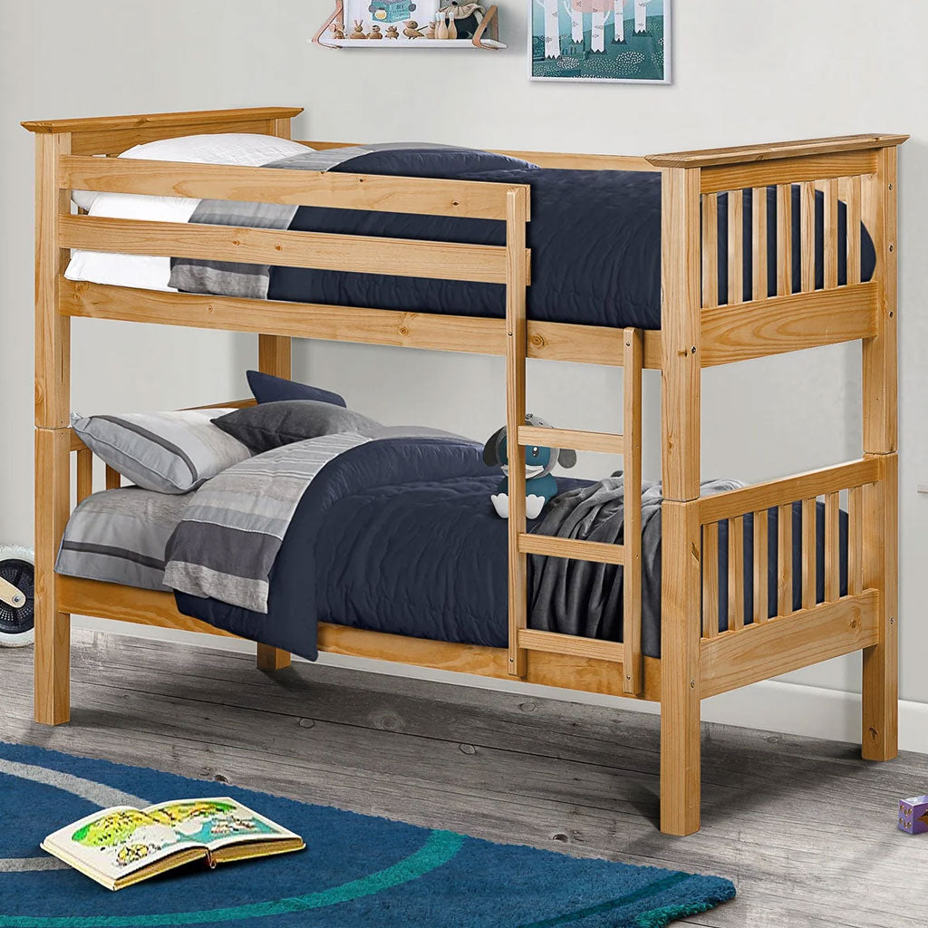 Wooden Bunk Bed With Ladder - Barcelona