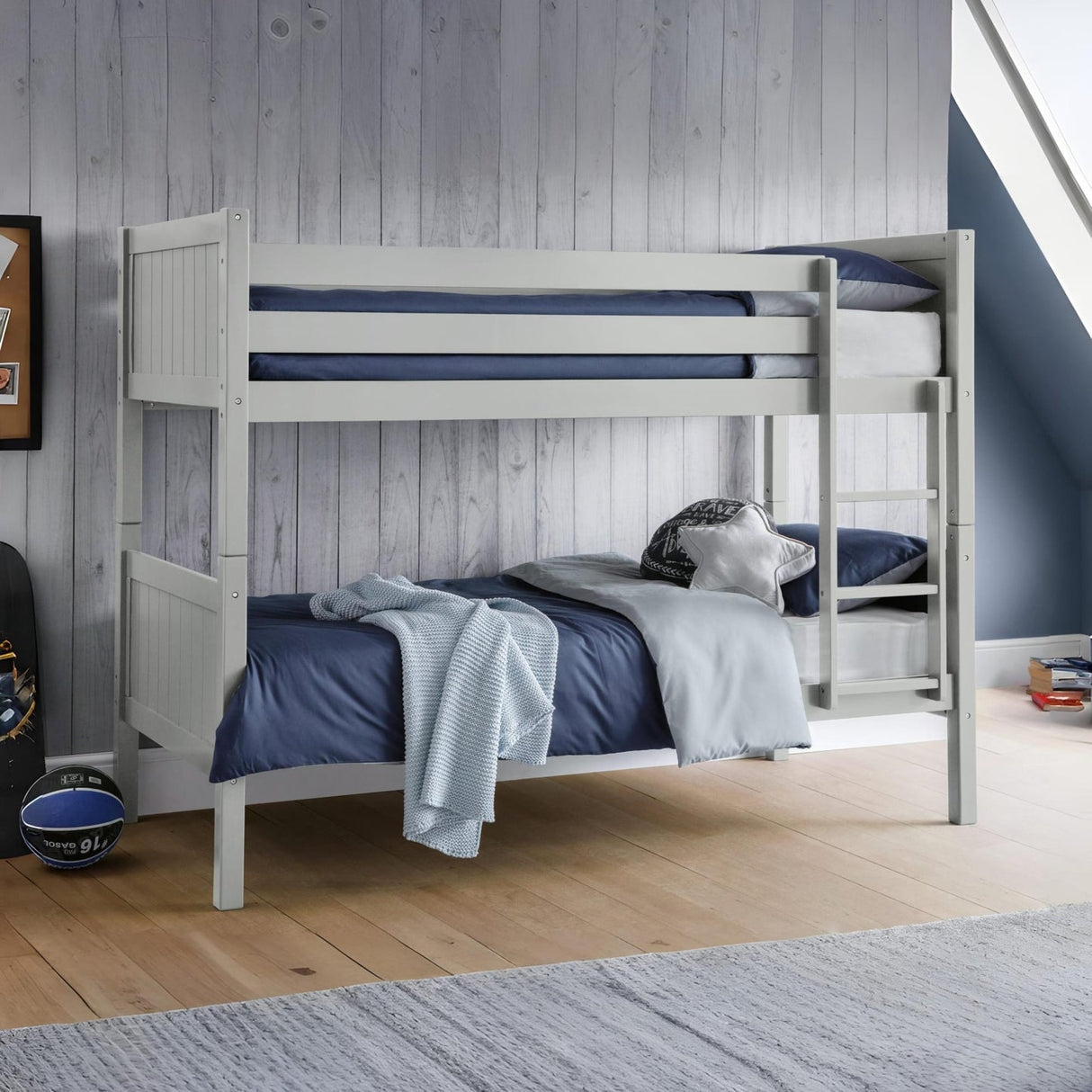 Wooden Bunk Bed With Ladder - Bella