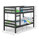 Wooden Bunk Bed With Ladder - Camden