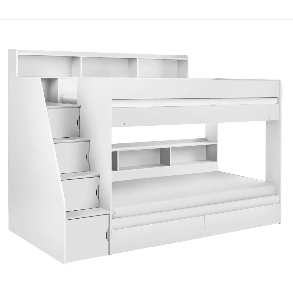 Wooden Bunk Bed With Ladder - Camelot