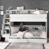 Wooden Bunk Bed With Ladder - Camelot