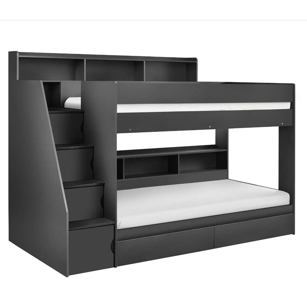 Wooden Bunk Bed With Ladder - Camelot