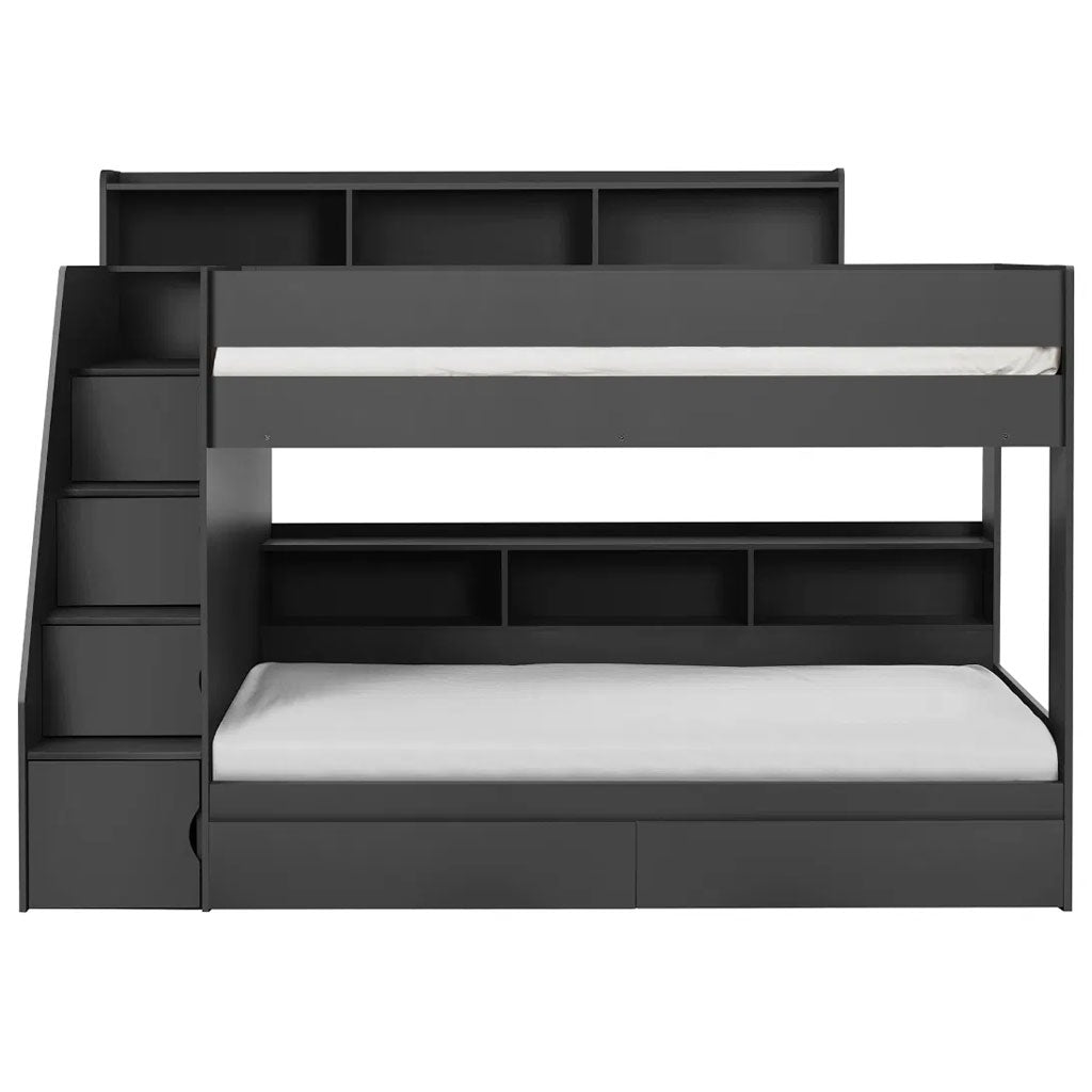 Wooden Bunk Bed With Ladder - Camelot