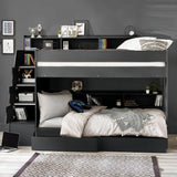 Wooden Bunk Bed With Ladder - Camelot