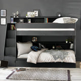 Wooden Bunk Bed With Ladder - Camelot