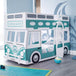 Wooden Bunk Bed With Ladder - Campervan