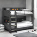 Wooden Bunk Bed With Ladder - Domino