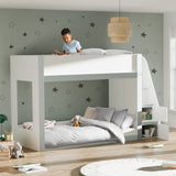 Wooden Bunk Bed With Ladder - Gaia