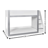 Wooden Bunk Bed With Ladder - Gaia