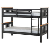 Wooden Bunk Bed With Ladder - Neptune
