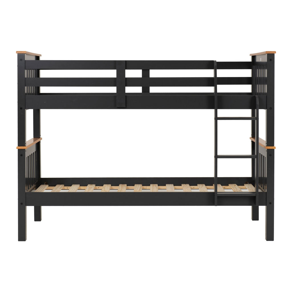 Wooden Bunk Bed With Ladder - Neptune