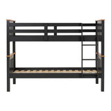 Wooden Bunk Bed With Ladder - Neptune
