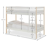 Wooden Bunk Bed With Ladder - Nova