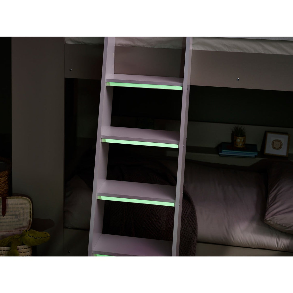 Wooden Bunk Bed With Ladder - Parsec