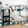 Wooden Bunk Bed With Ladder - Safari