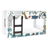 Wooden Bunk Bed With Ladder - Safari