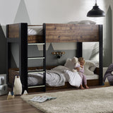 Wooden Bunk Bed With Ladder - Solomon